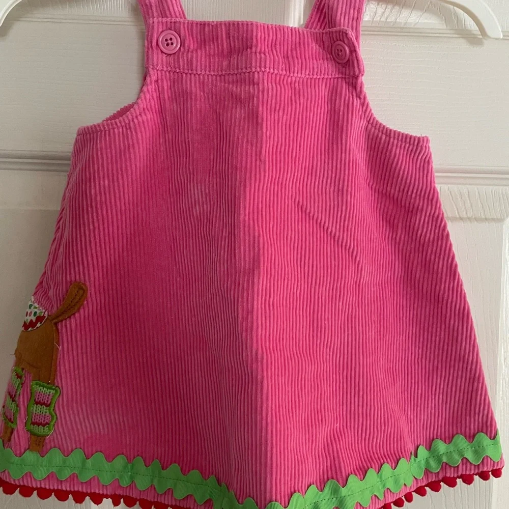 Mud Pie Corduroy Christmas Dress 12-18‎ Months